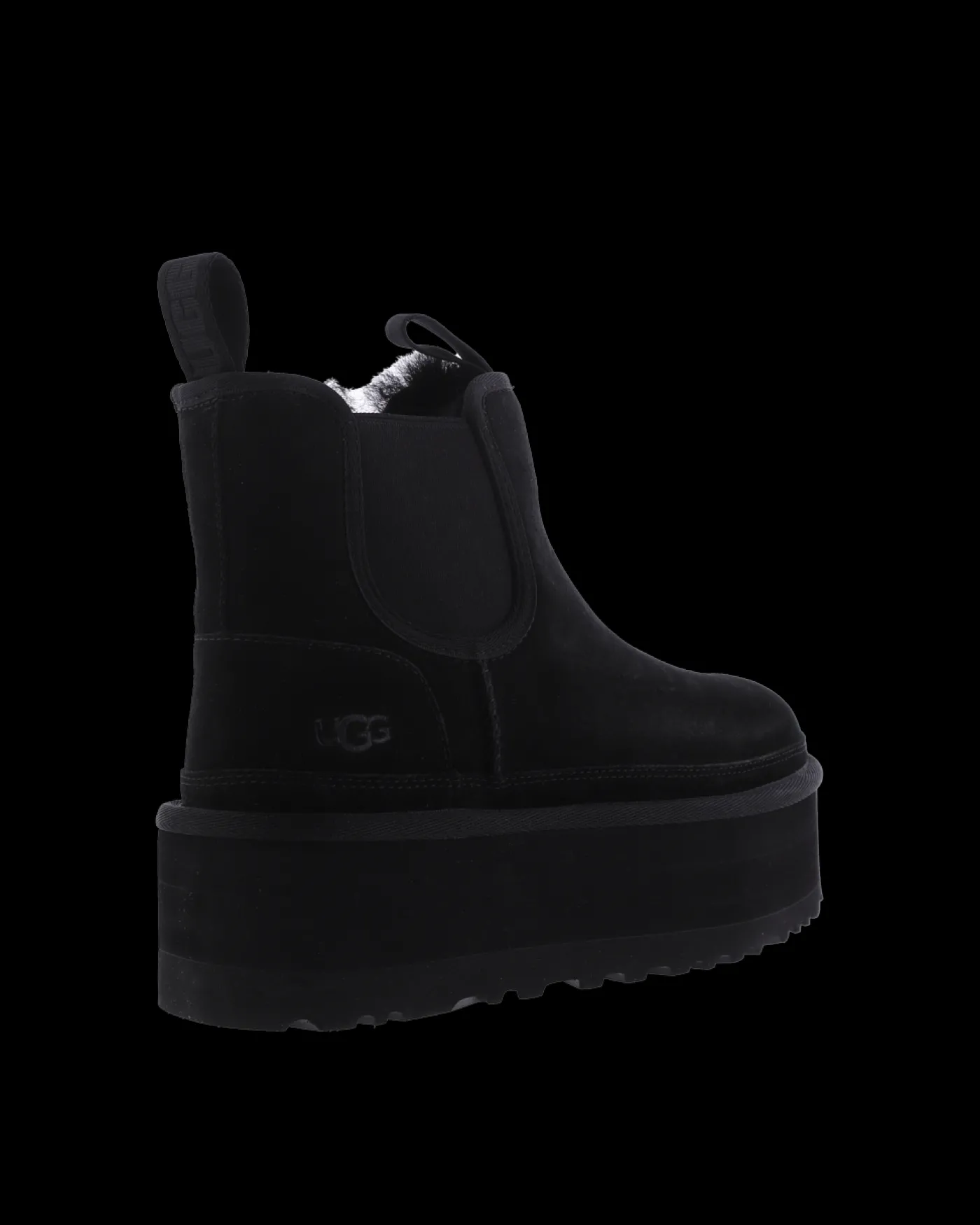 Dames Neumel Platform Chelsea Zwart