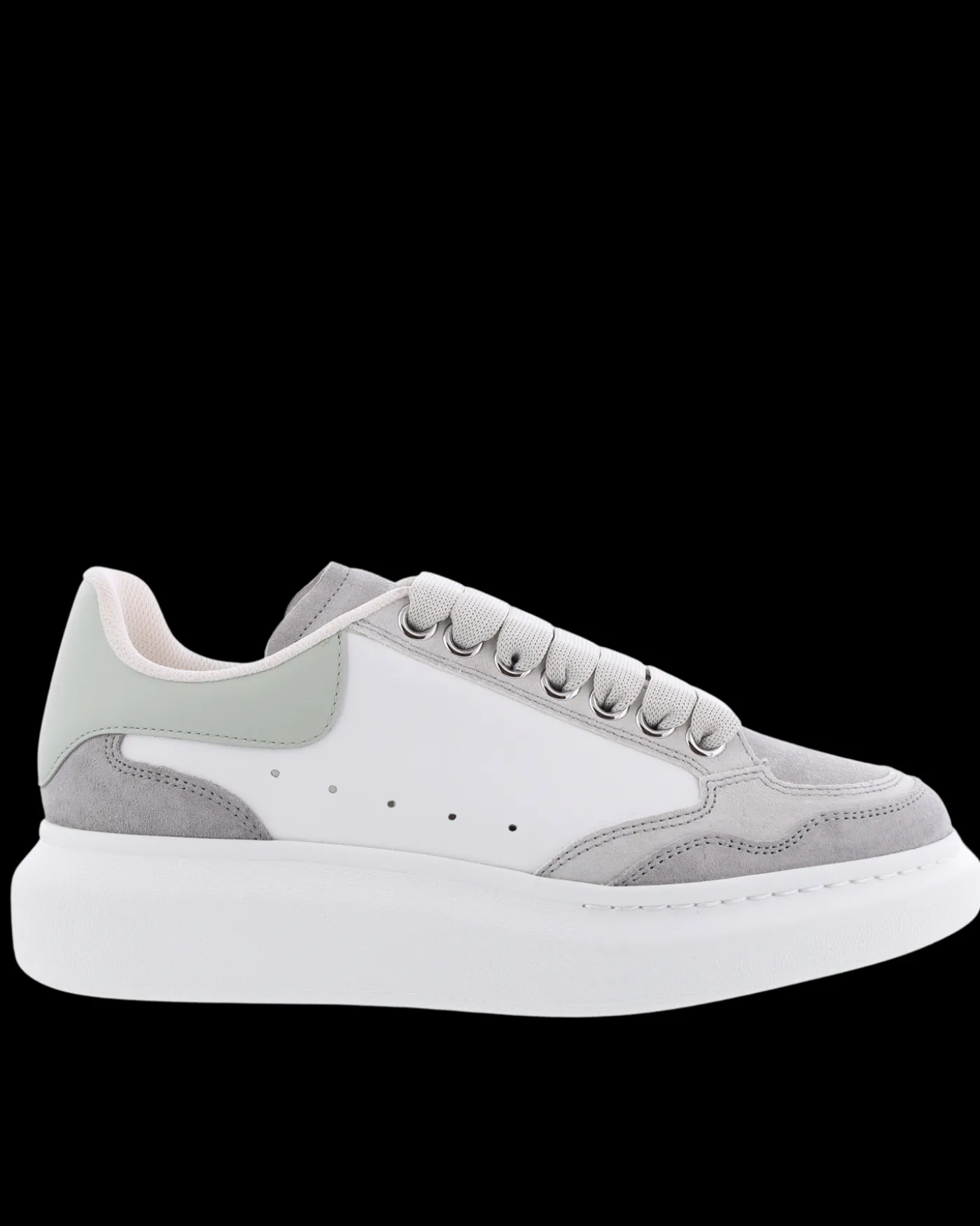 Dames Oversized Sneaker Wit/Grijs