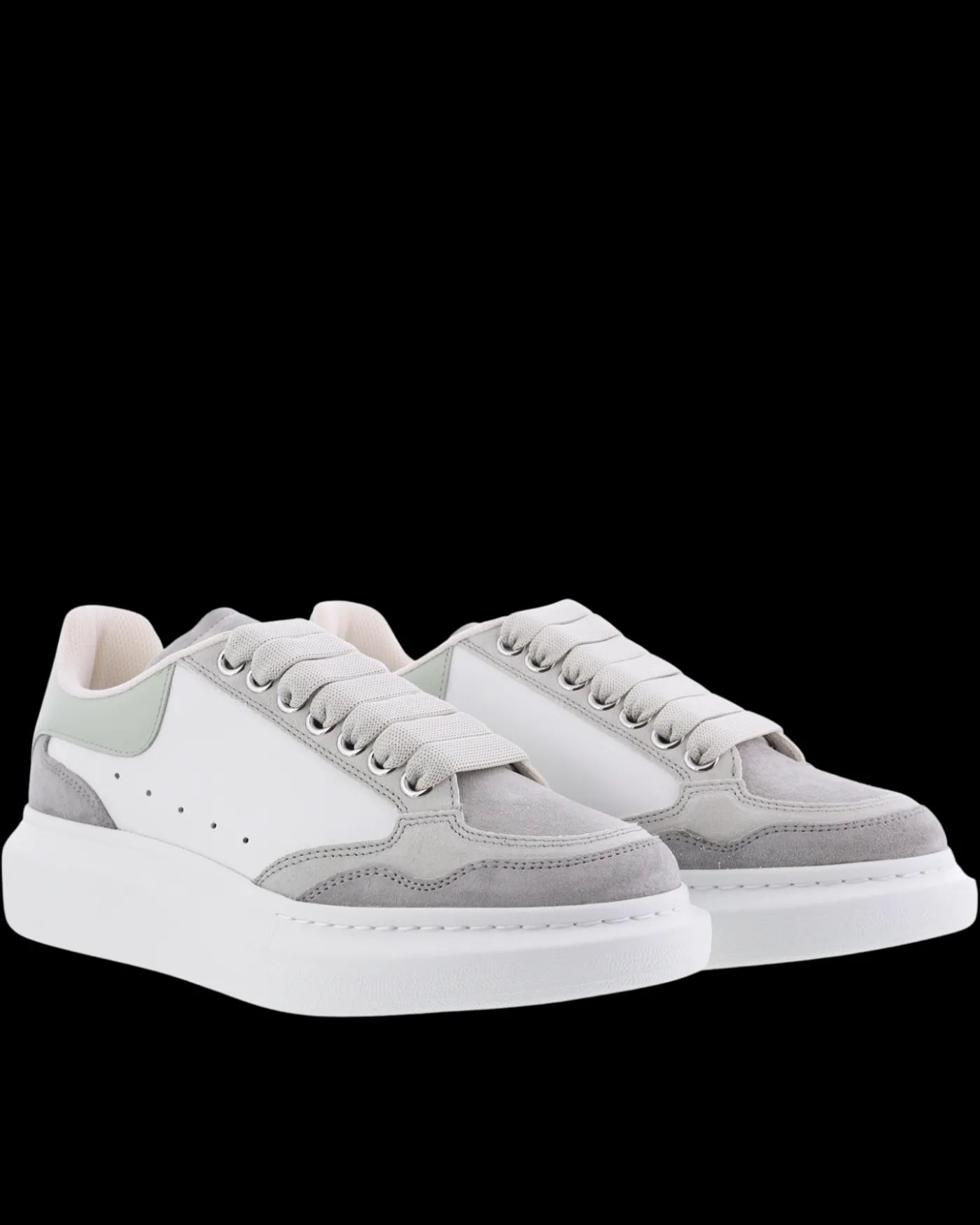 Dames Oversized Sneaker Wit/Grijs