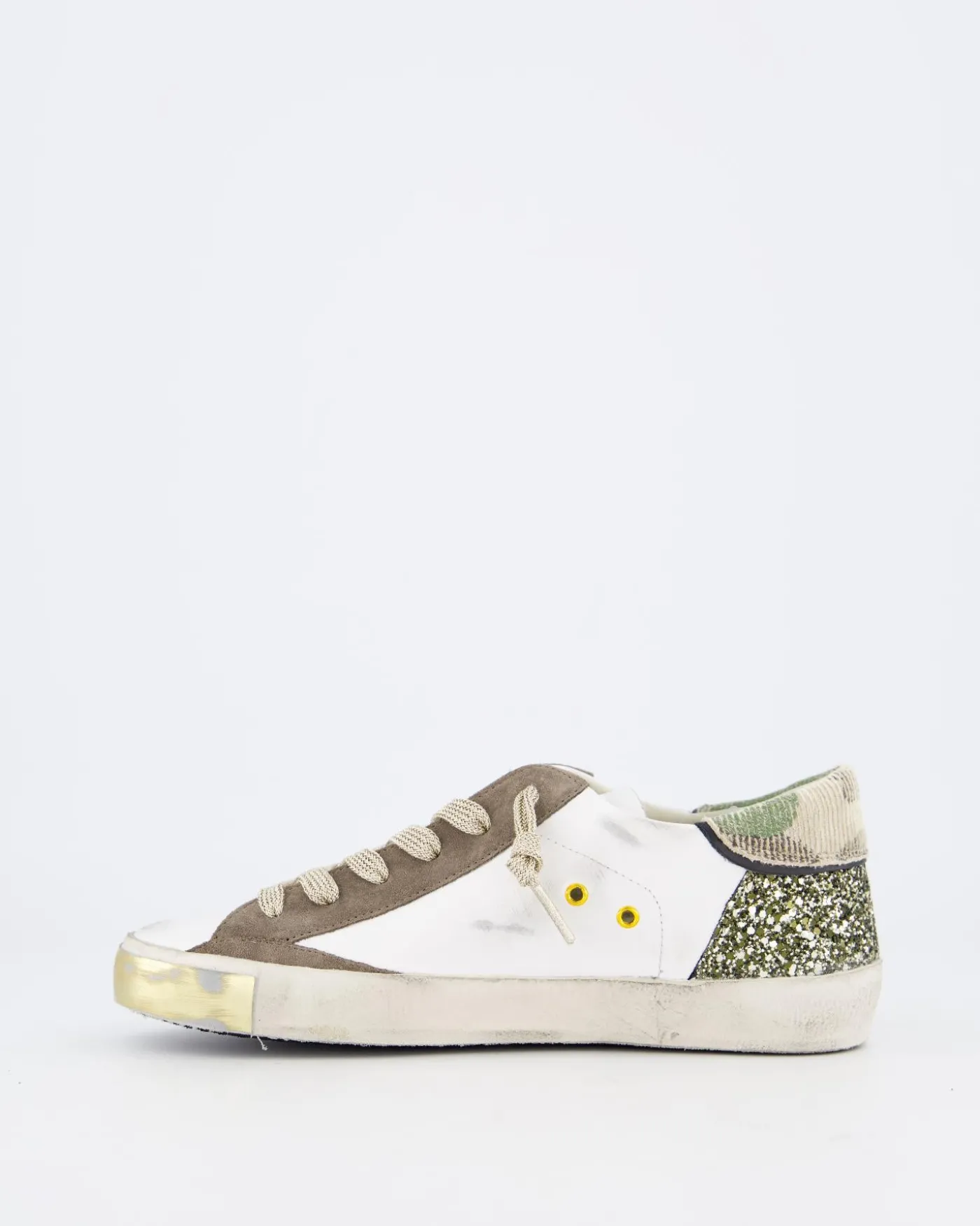 Dames Prsx Low Sneaker Wit/Glitter