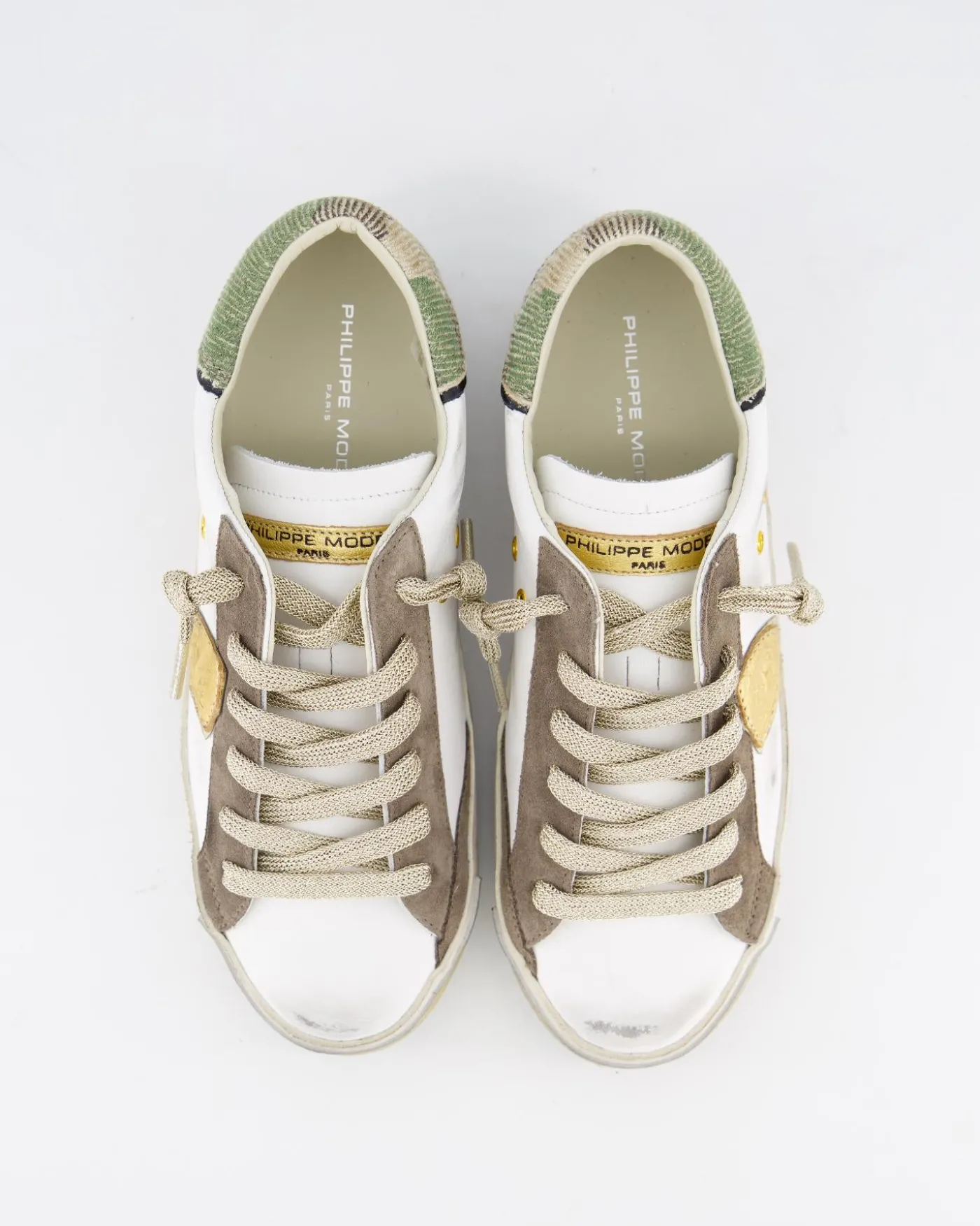Dames Prsx Low Sneaker Wit/Glitter