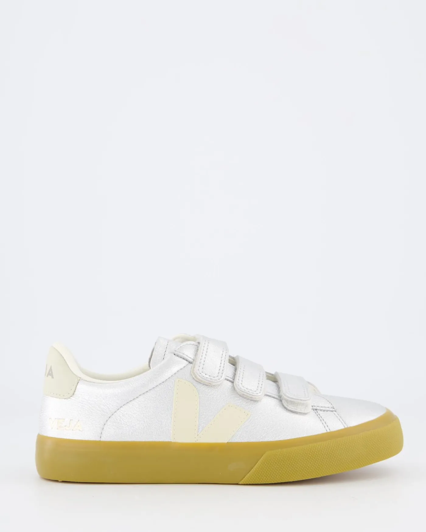 Dames Recife Leather Sneaker Metalli