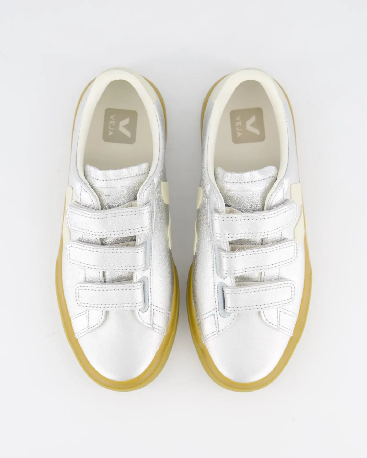 Dames Recife Leather Sneaker Metalli