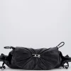 Dames Scrunch D Shoulder Zwart