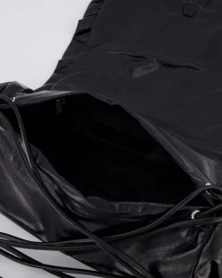 Dames Scrunch D Shoulder Zwart