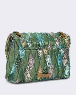 Dames Sequin Mini Kensington Groen