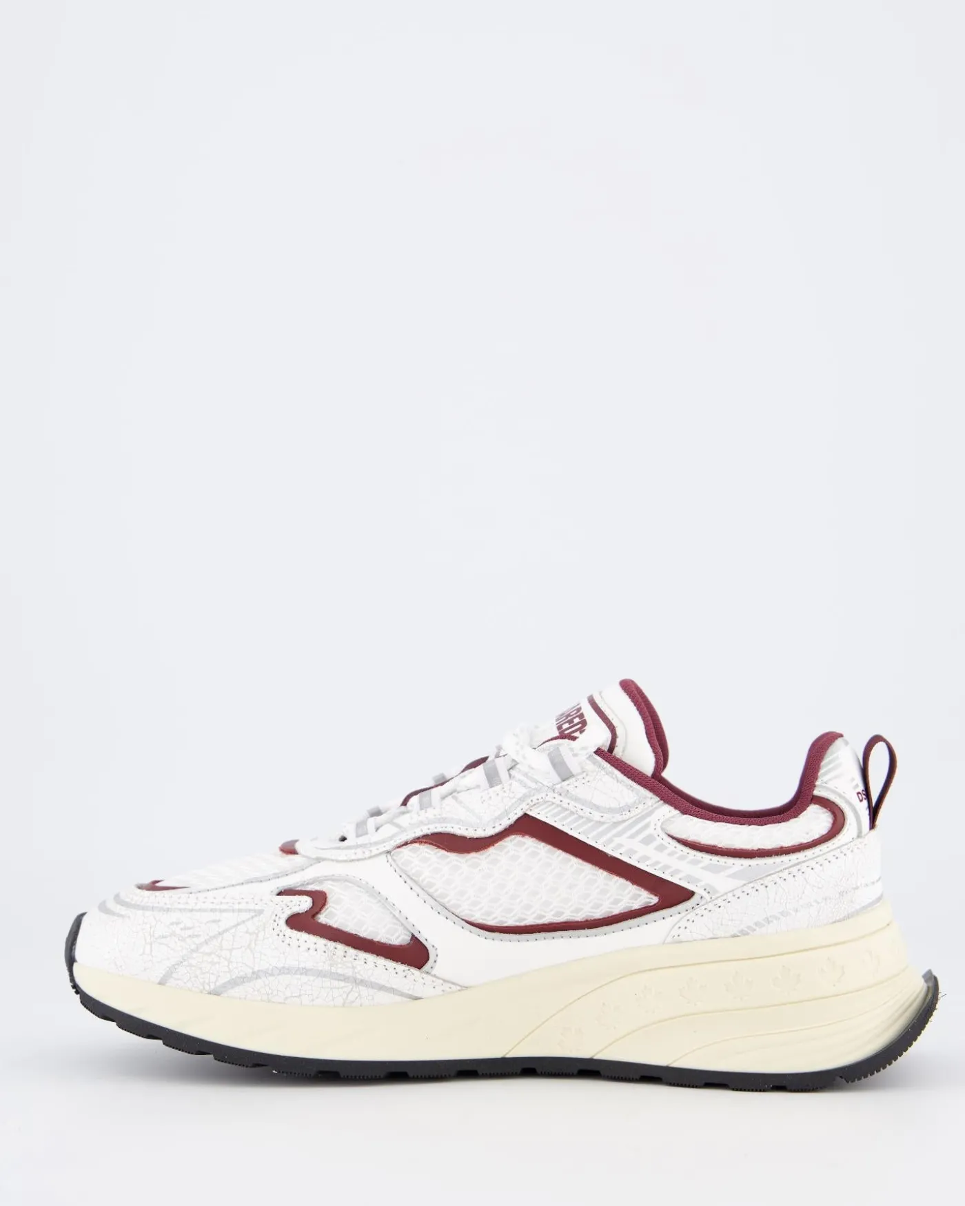 Dames Sprinter Sneaker Wit/Bordo