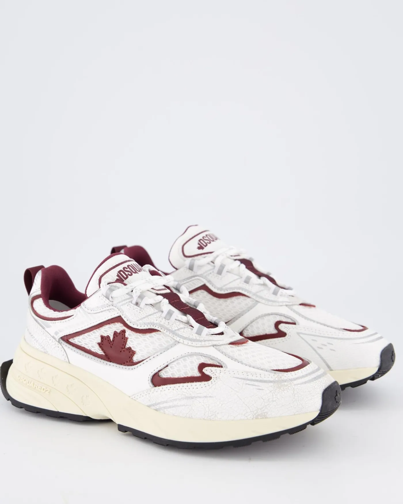 Dames Sprinter Sneaker Wit/Bordo