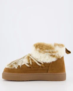 Dames Teddy Low Boot Ecru Bruin