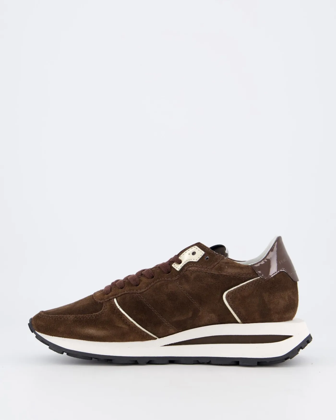 Dames Tropez Haute Sneaker Bruin