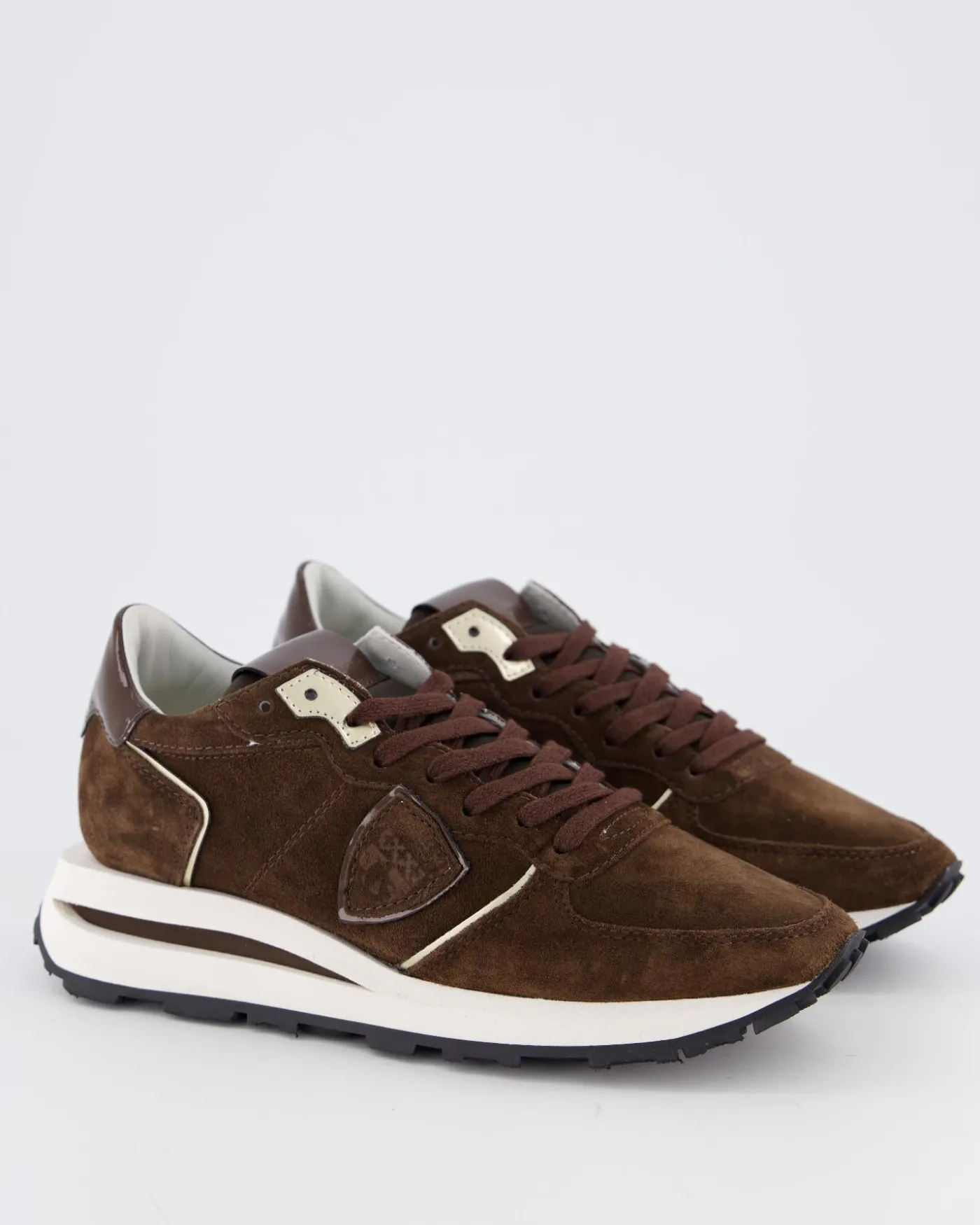 Dames Tropez Haute Sneaker Bruin