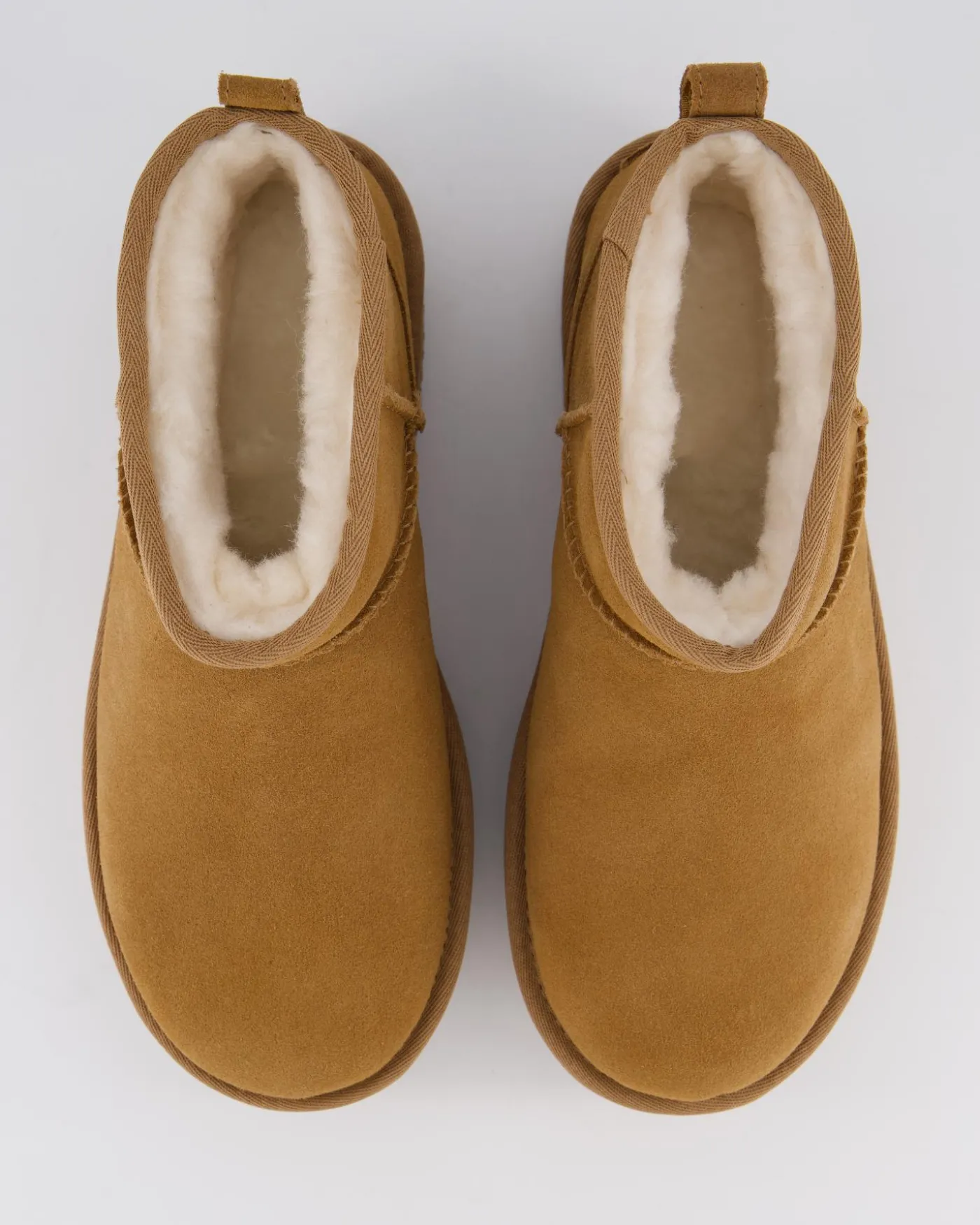 Dames Ultra Mini Platform Chestnut