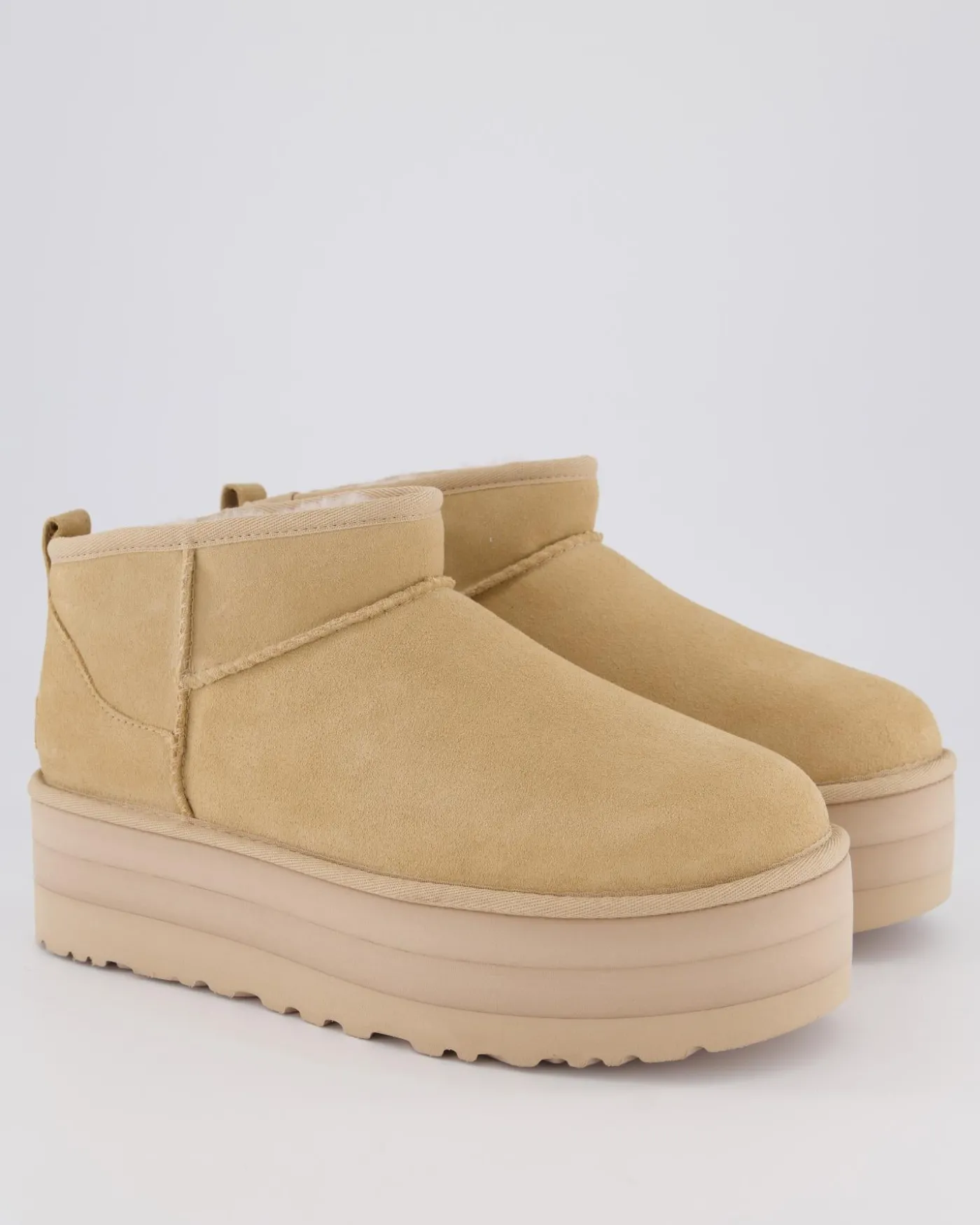 Dames Ultra Mini Platform Driftwood