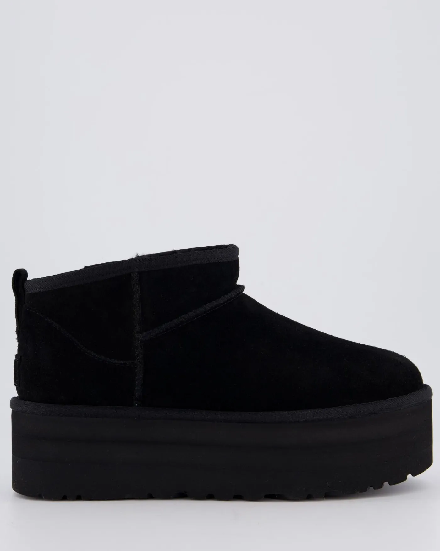 Dames Ultra Mini Platform Zwart