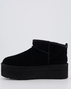 Dames Ultra Mini Platform Zwart