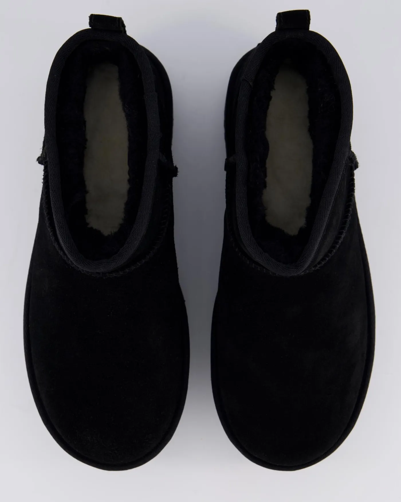 Dames Ultra Mini Platform Zwart
