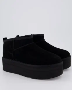 Dames Ultra Mini Platform Zwart