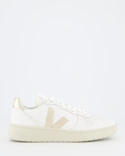 Dames V-10 Prime Leather Sneaker Wit