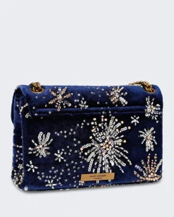 Dames Velvet Mini Kensington Blauw
