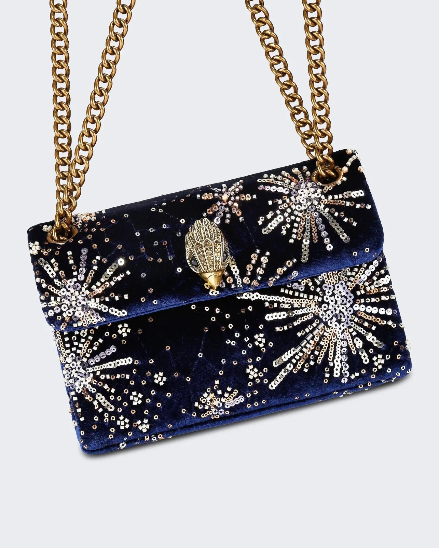 Dames Velvet Mini Kensington Blauw
