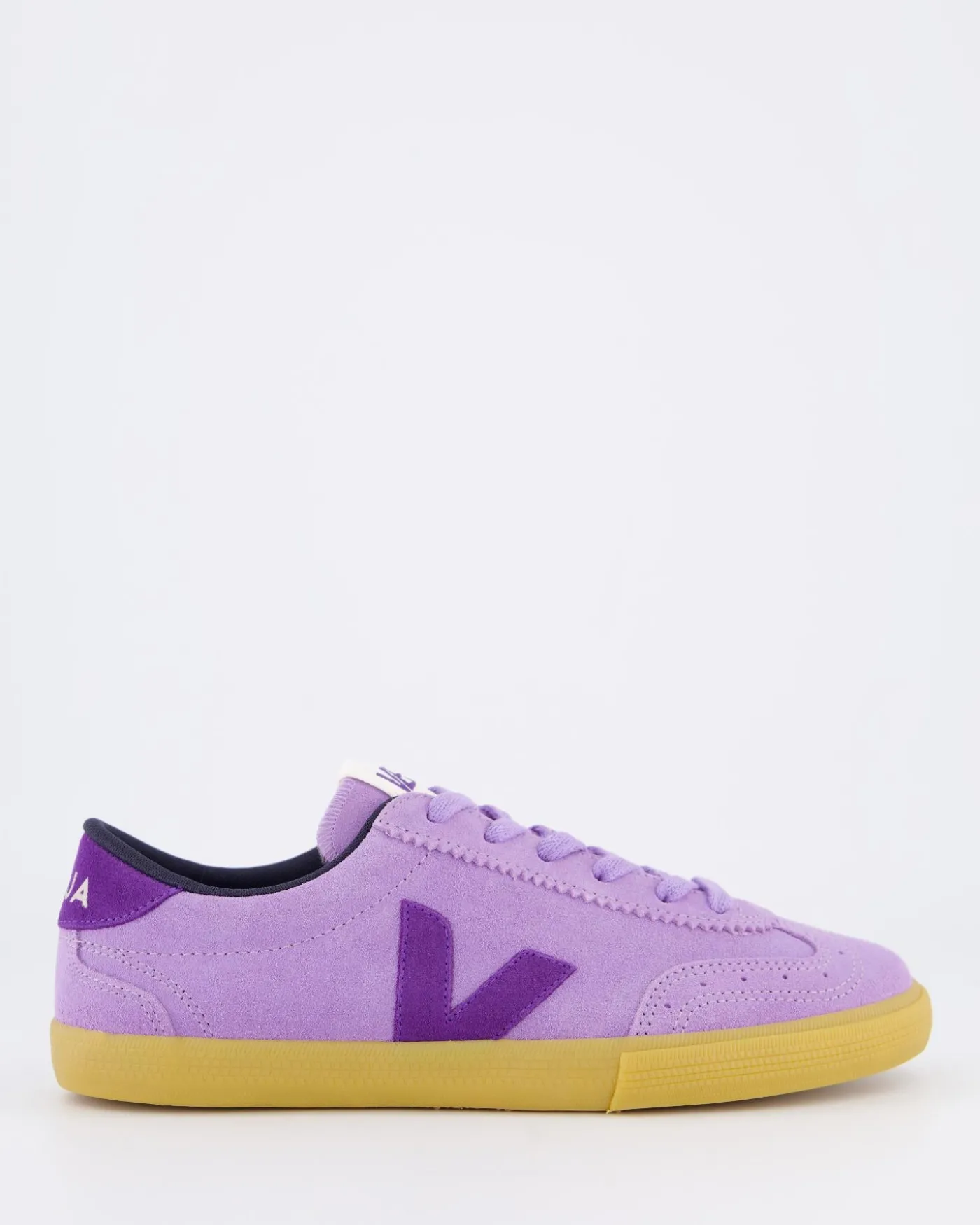 Dames Volley Suede Sneaker Paars