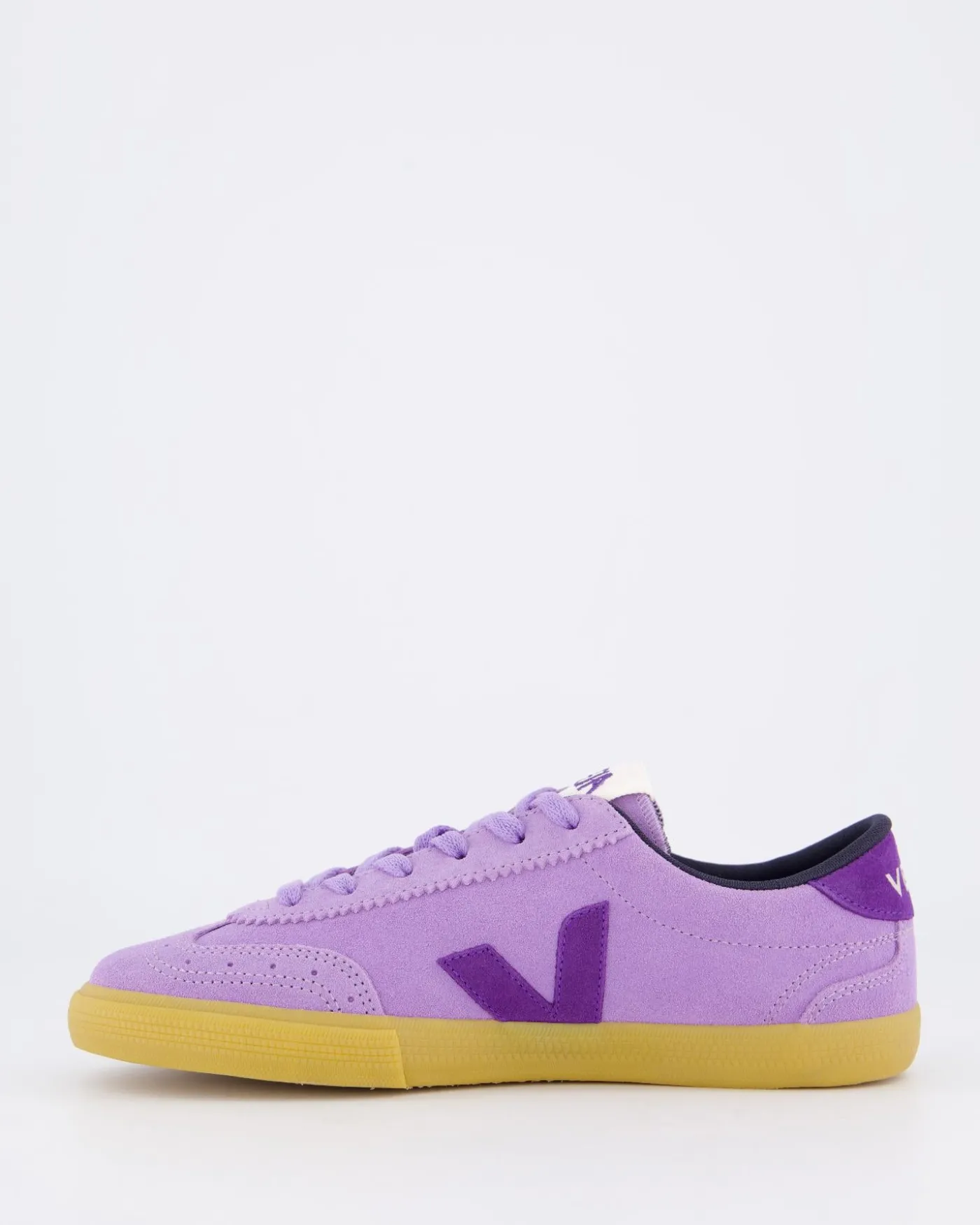 Dames Volley Suede Sneaker Paars