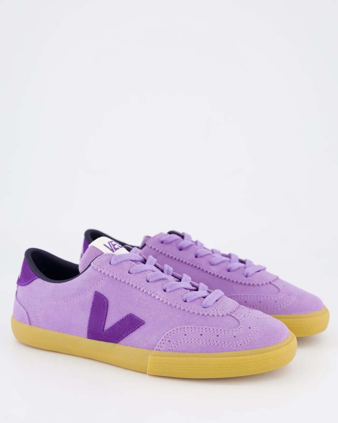 Dames Volley Suede Sneaker Paars