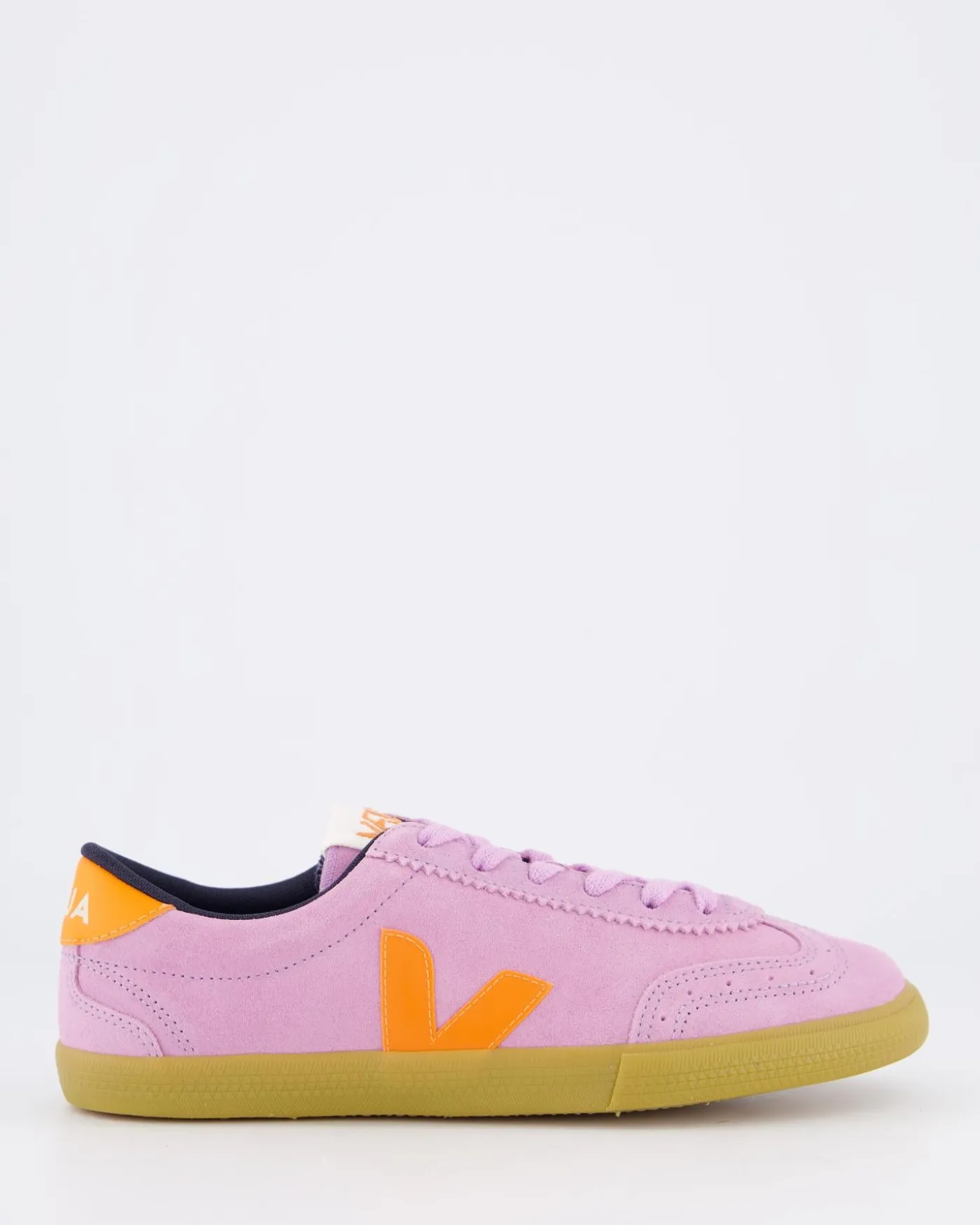 Dames Volley Suede Sneaker Roze