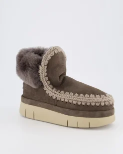 Dames Welt Furry Collar Charcoal