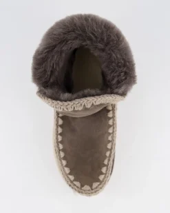Dames Welt Furry Collar Charcoal