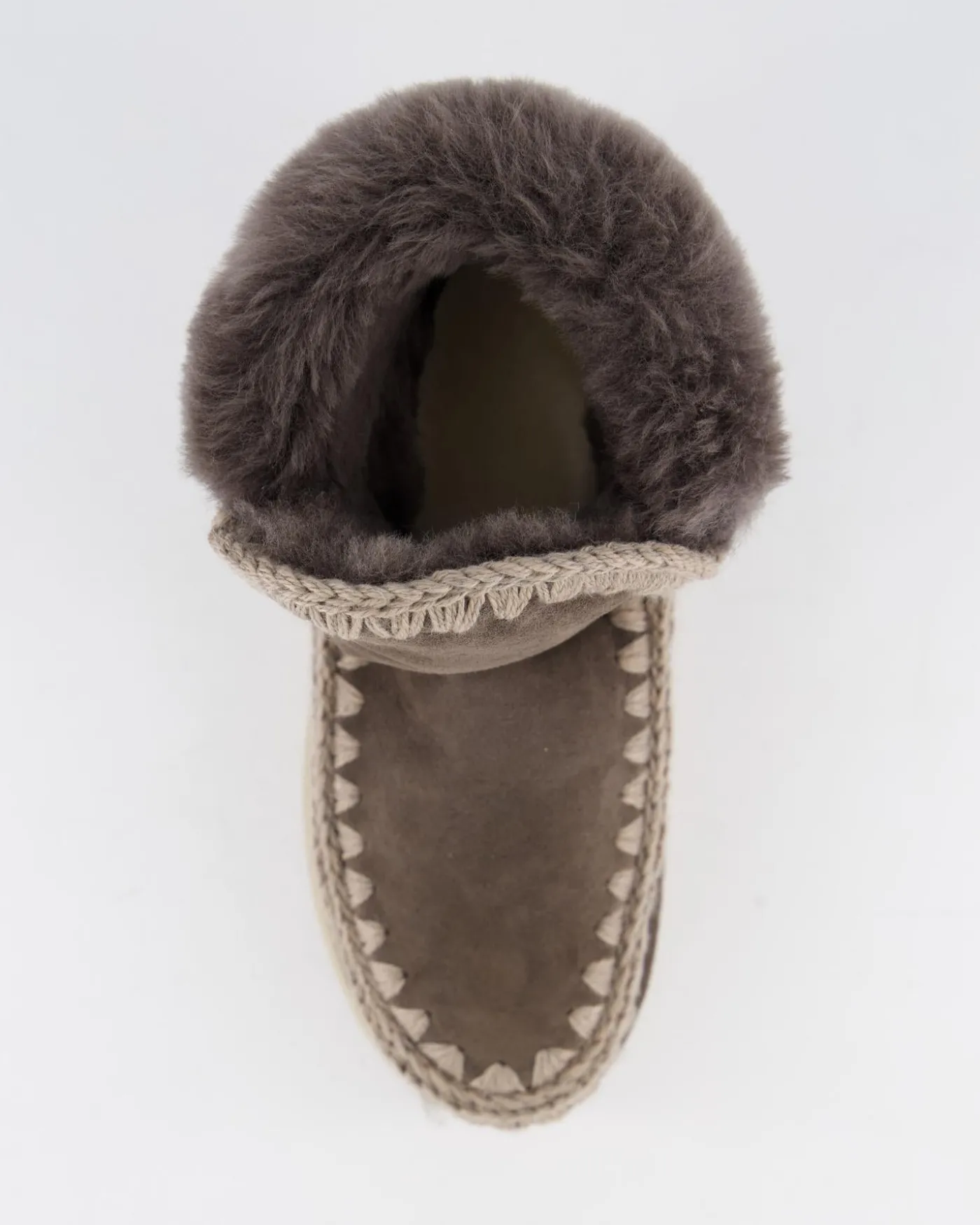 Dames Welt Furry Collar Charcoal