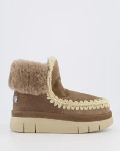 Dames Welt Furry Collar Elephant Gre