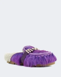 Dames Winter Bio Pantoffel Paars
