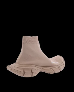 Dames 3Xl Sock Knit Beige