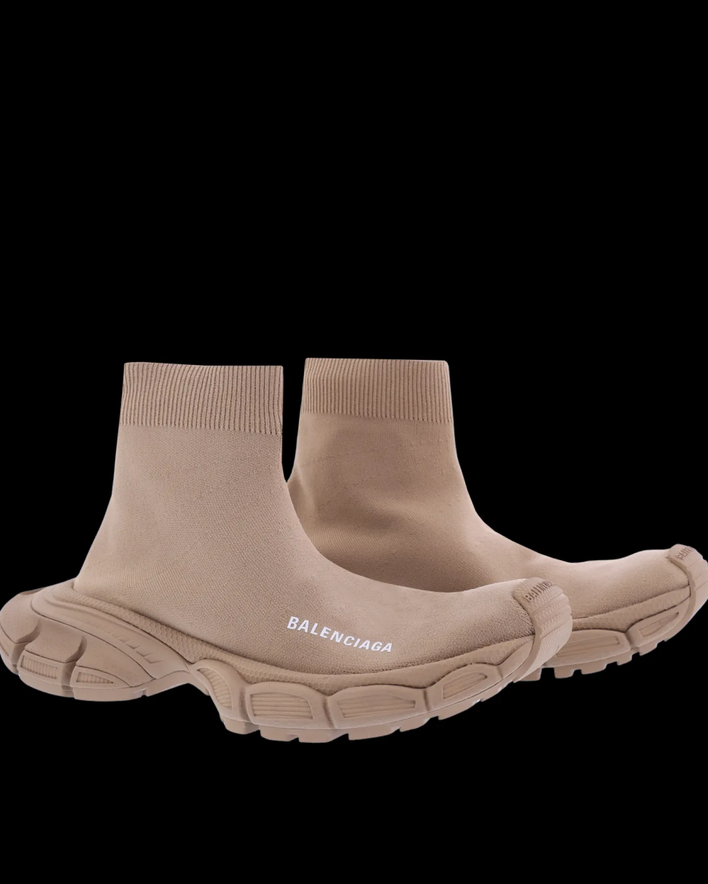 Dames 3Xl Sock Knit Beige