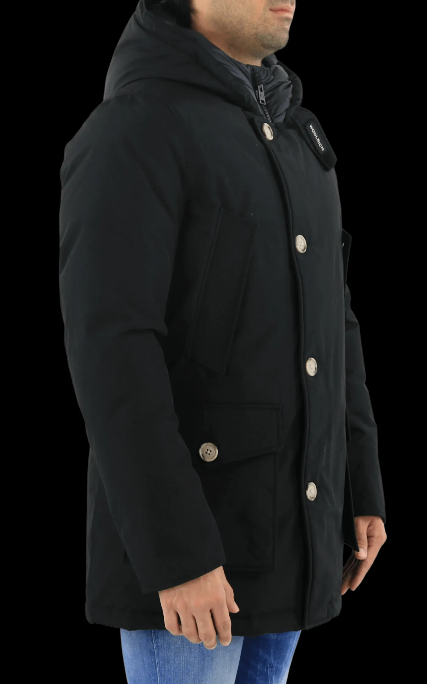 Heren Arctic Parka Zwart