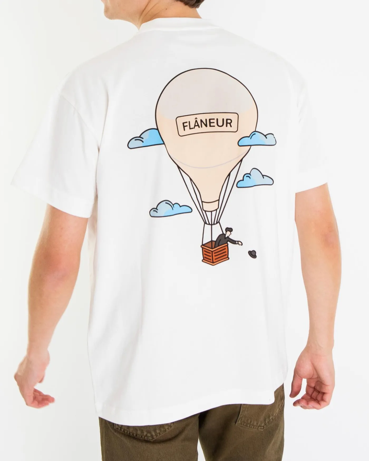 Heren Aéronautique T-Shirt Wit