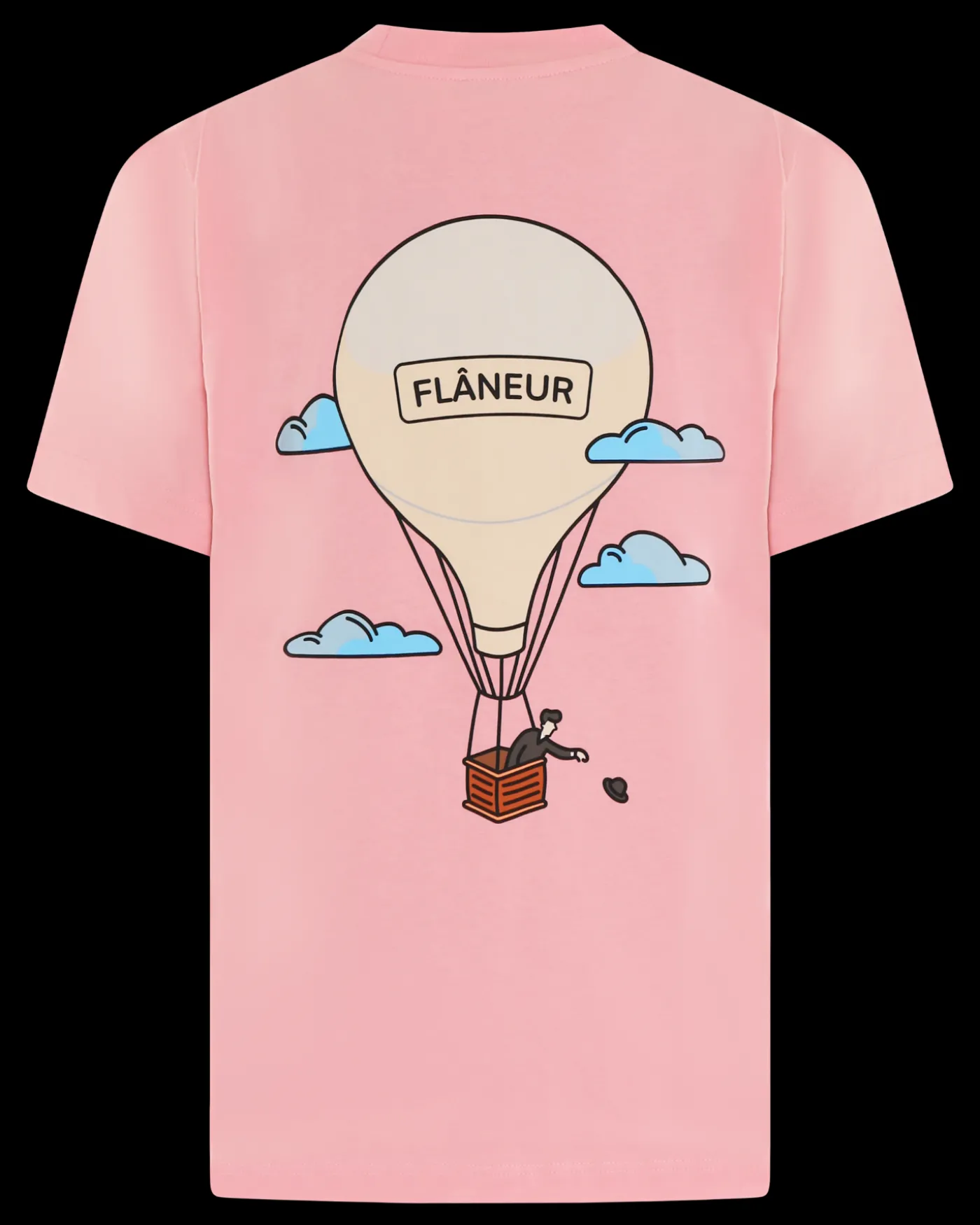 Heren Aéronautique T-Shirt Roze