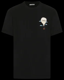 Heren Aéronautique T-Shirt Zwart