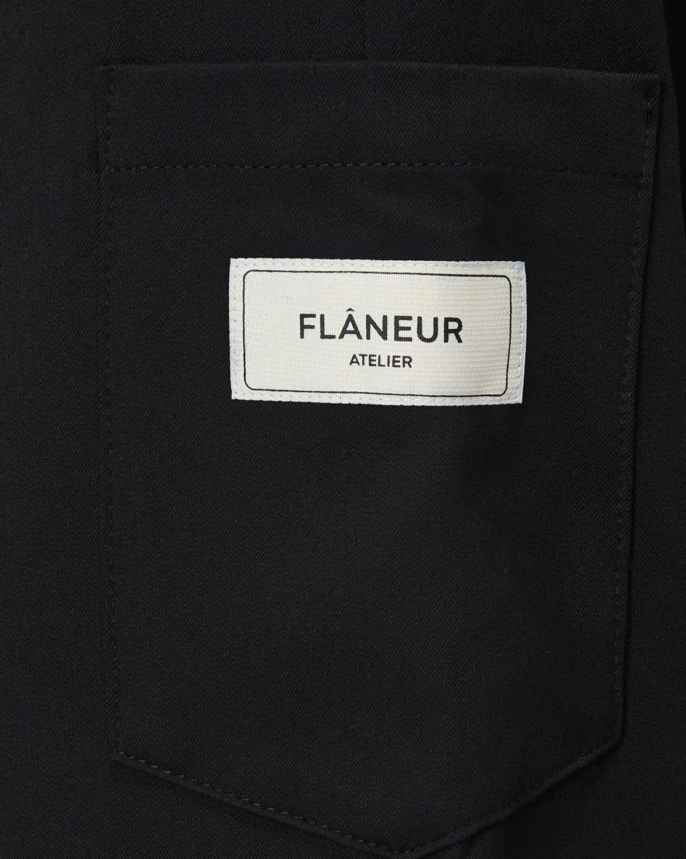 Heren Atelier Tailored Trouser Zwart