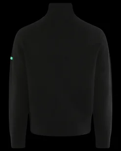 Heren Badge Knit Cardigan Zwart