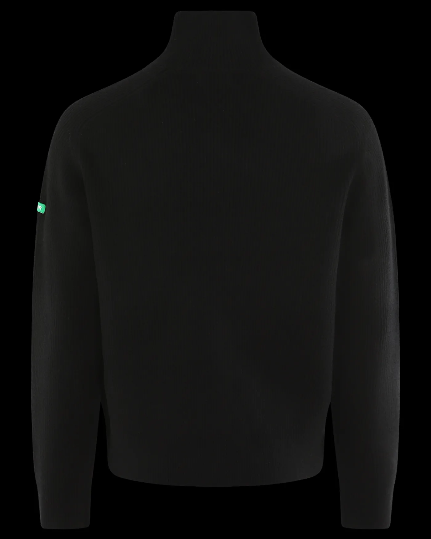 Heren Badge Knit Cardigan Zwart