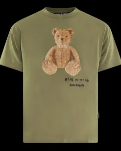 Heren Bear in Mind T-Shirt Groen