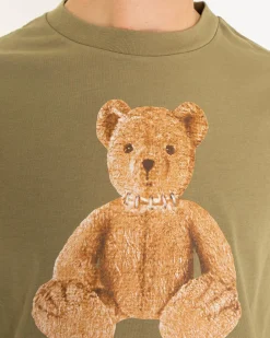 Heren Bear in Mind T-Shirt Groen
