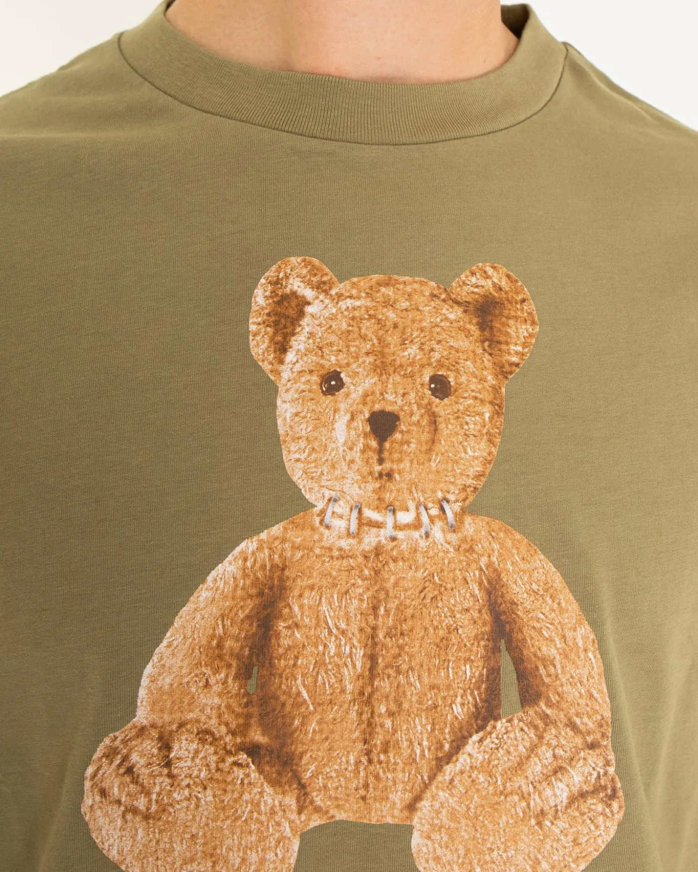 Heren Bear in Mind T-Shirt Groen
