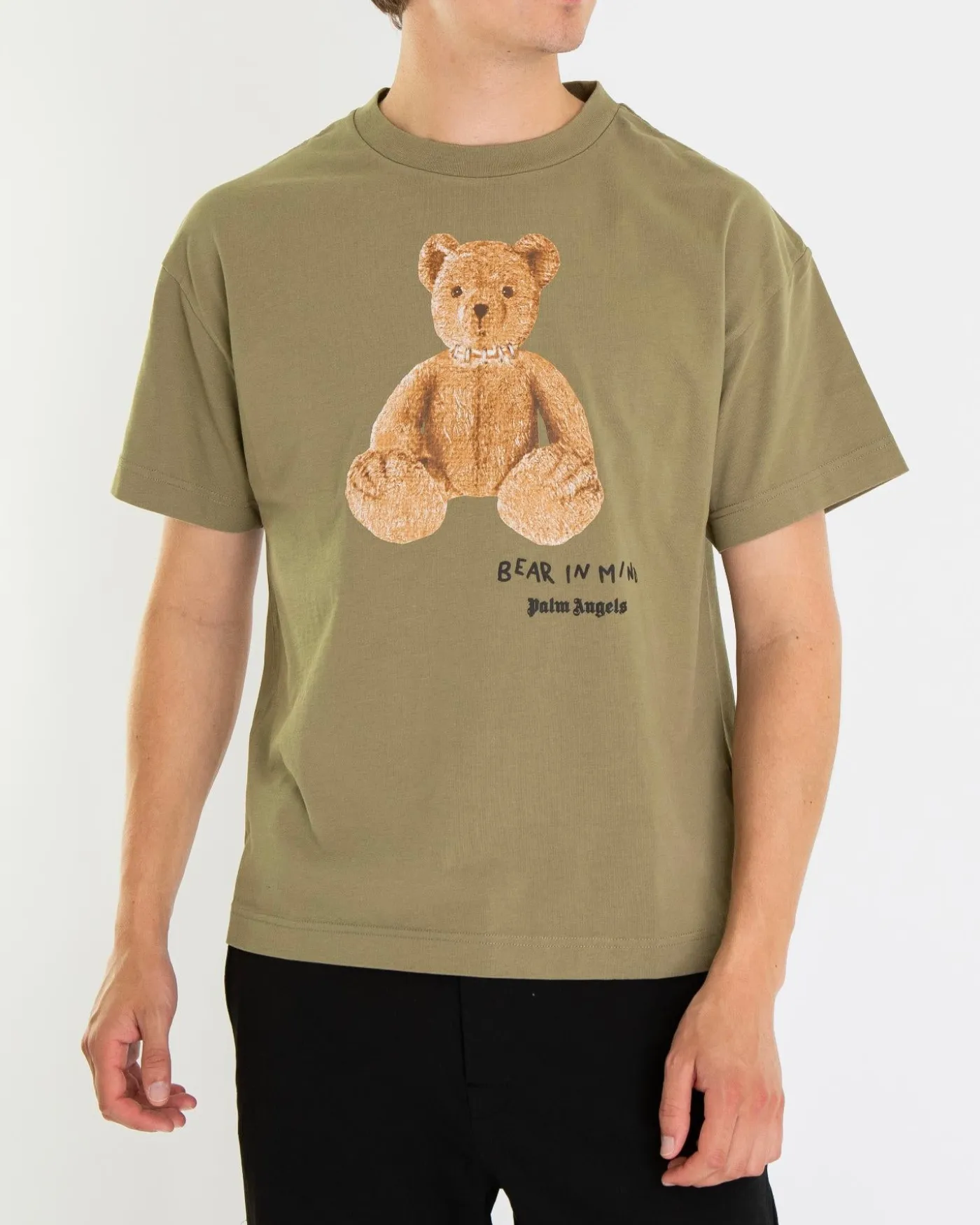 Heren Bear in Mind T-Shirt Groen