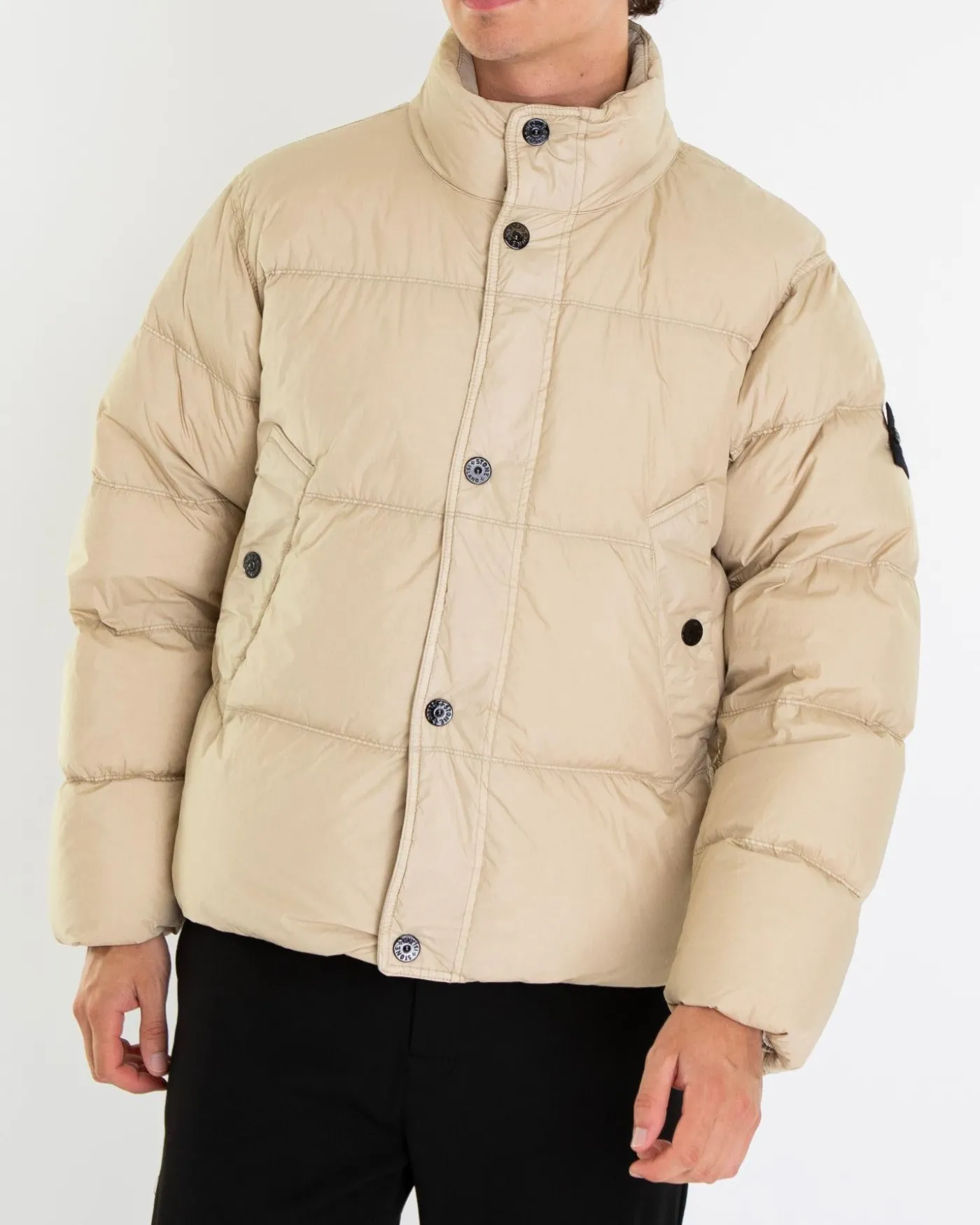 Heren Bomber Jacket Beige
