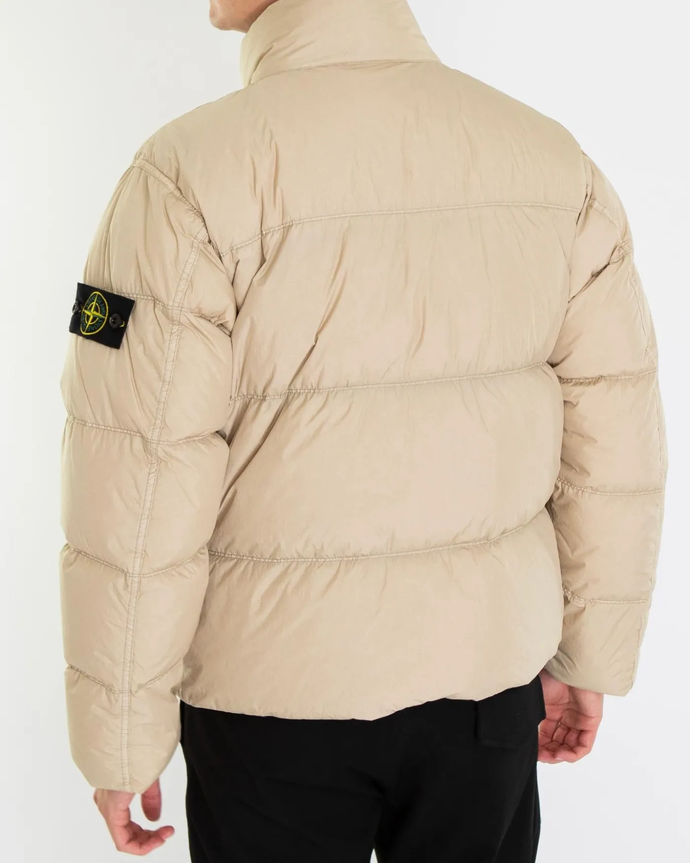 Heren Bomber Jacket Beige