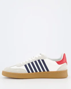 Heren Boxer Sneaker Wit/Blauw/Rood