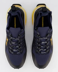 Heren Bubble Sneakers Zwart/Blauw